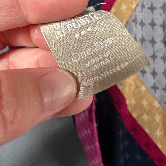 Banana Republic Factory Viscose Box Scarf 36" x 42" Soft Multicolor Scarf - Picture 8 of 11